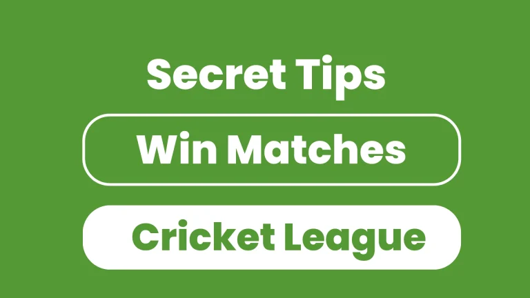 How to Win Matches in Cricket League